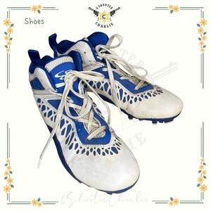 Boombah Baseball Softball Turf Shoes Blue White BM15079 Men's Size 7